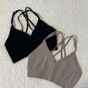 Two pack medium Aerie bralettes